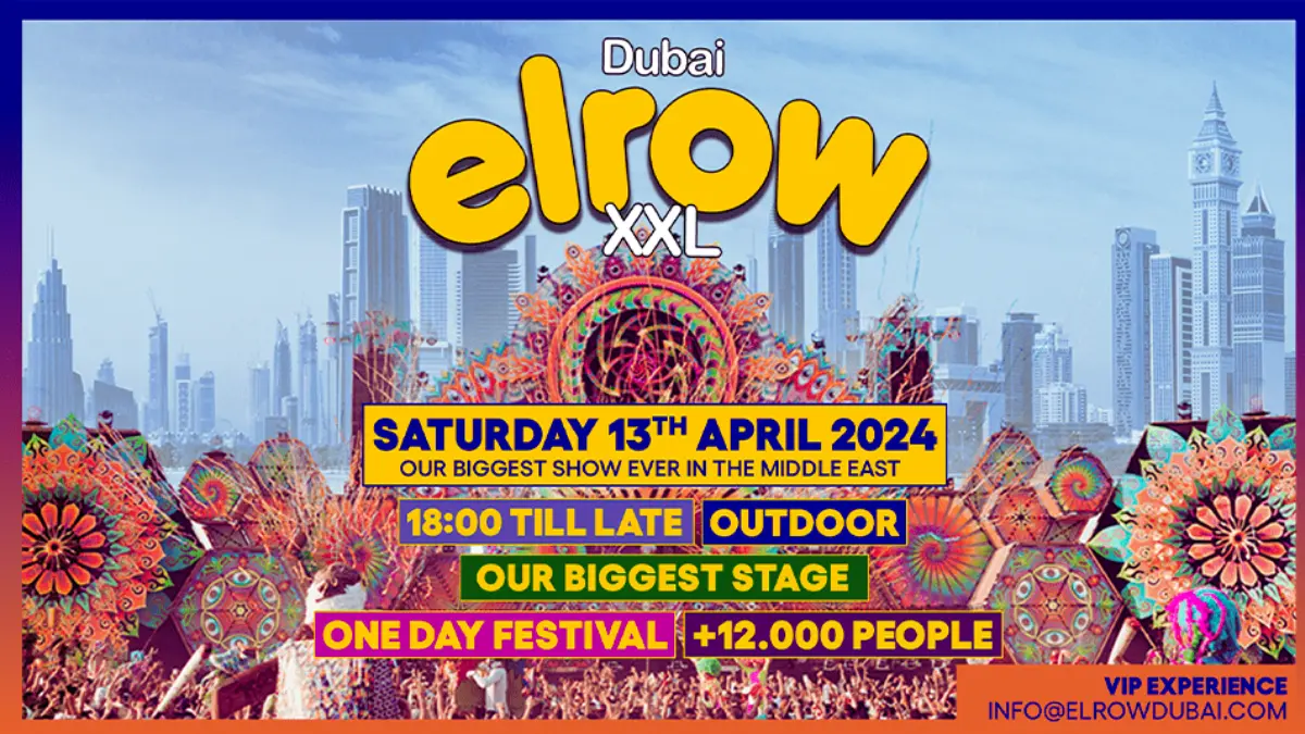 Elrow XXL features FISHER Dubai Tickets 2024 Ticketsearch