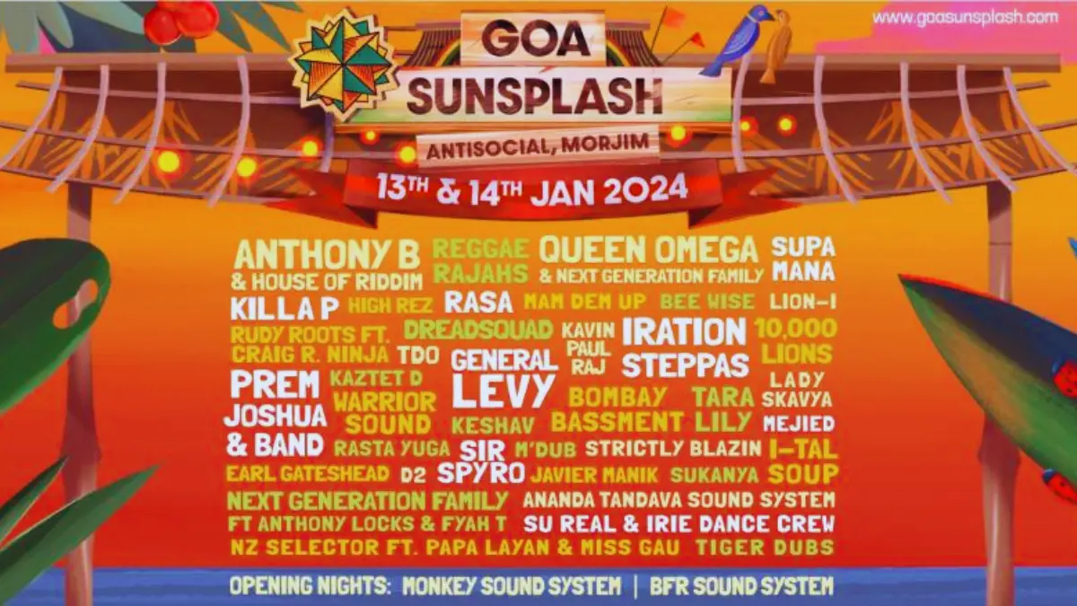 Goa Sunsplash Tickets at Goa 2024 TicketSearch