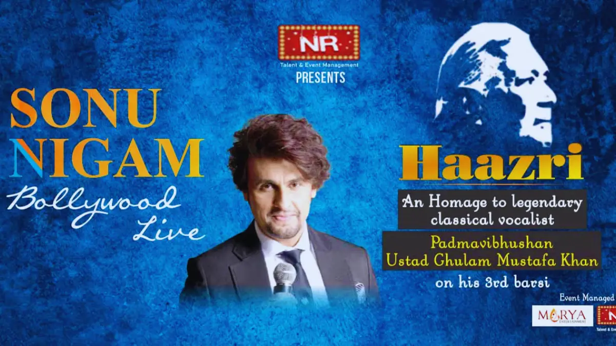 HAAZRI Sonu Nigam Live In Concert tickets at Mumbai 2024 TicketSearch