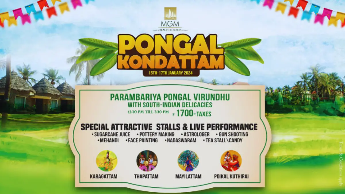 Pongal Kondattam MGM Beach Resorts Tickets at Chennai 2024 Ticketsearch