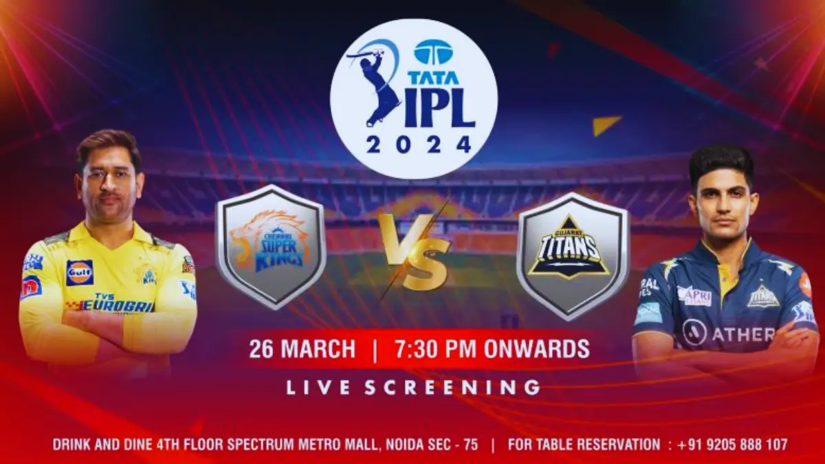 CSK vs GT Screening IPL Tickets 2024 Ticketsearch