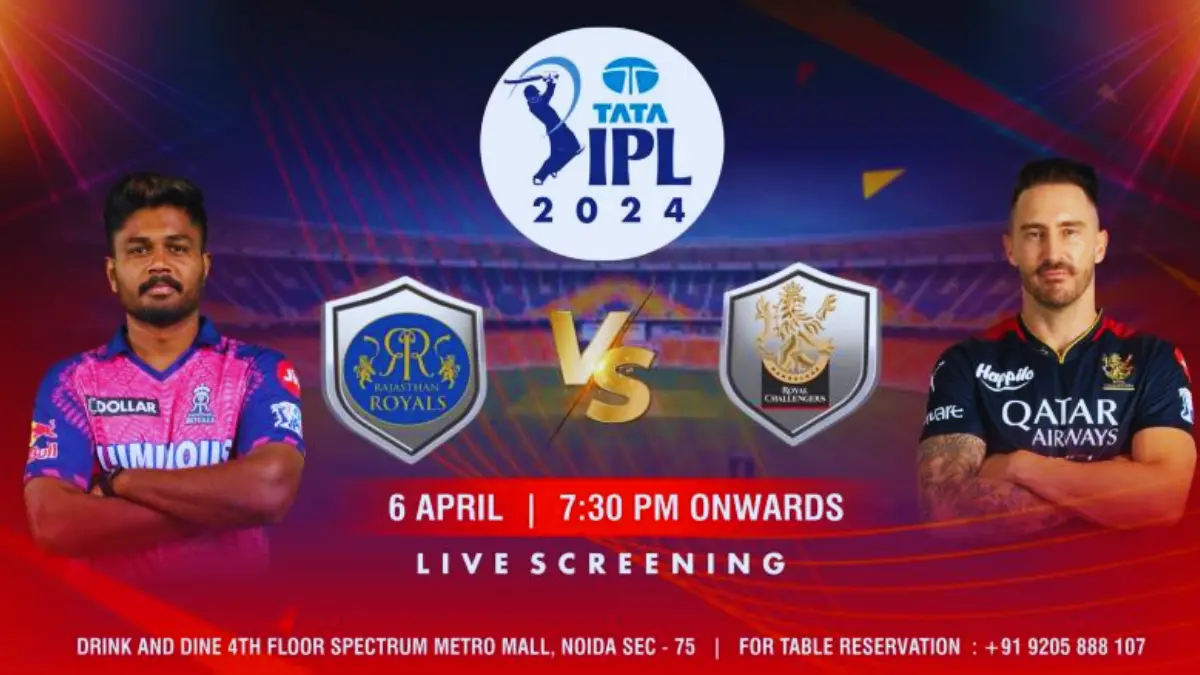 RCB vs RR Screening IPL Tickets 2024 Ticketsearch
