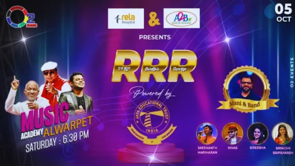 RRR Music Concert Tickets