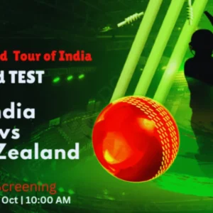 India vs New Zealand 2nd Test (Screening)