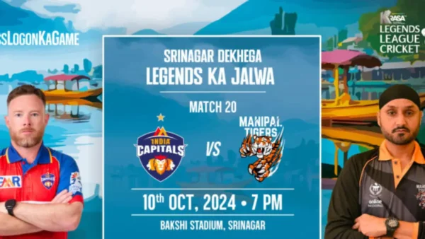 LLC T20 India Capitals vs Manipal Tigers