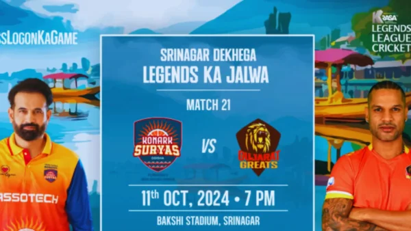 LLC T20 Konark Suryas Odisha vs Gujarat Greats