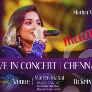 Maanasi K Live Concert Chennai in Chetpet Eco Park