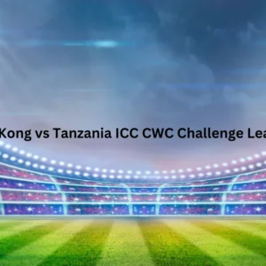 Hong Kong vs Tanzania ICC CWC tickets