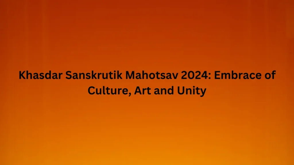 Khasdar Sanskrutik Mahotsav tickets