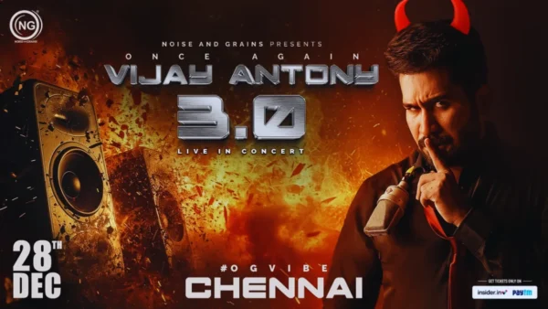 Vijay Antony 3.0 Live in Chennai tickets