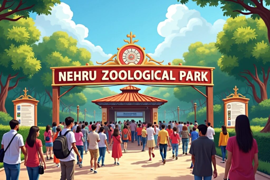 Nehru zoological park tickets