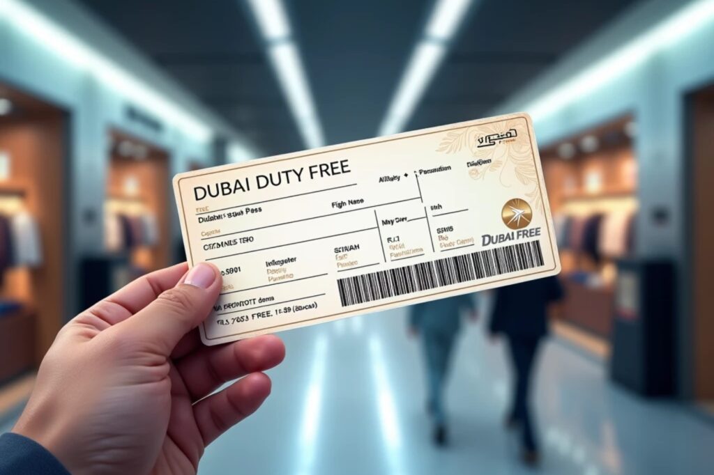 Dubai duty free ticket