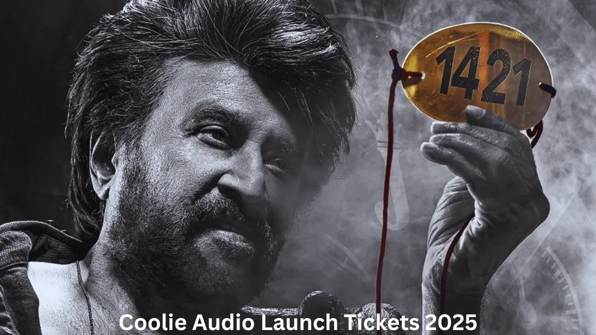 Coolie Audio Launch Tickets 2025