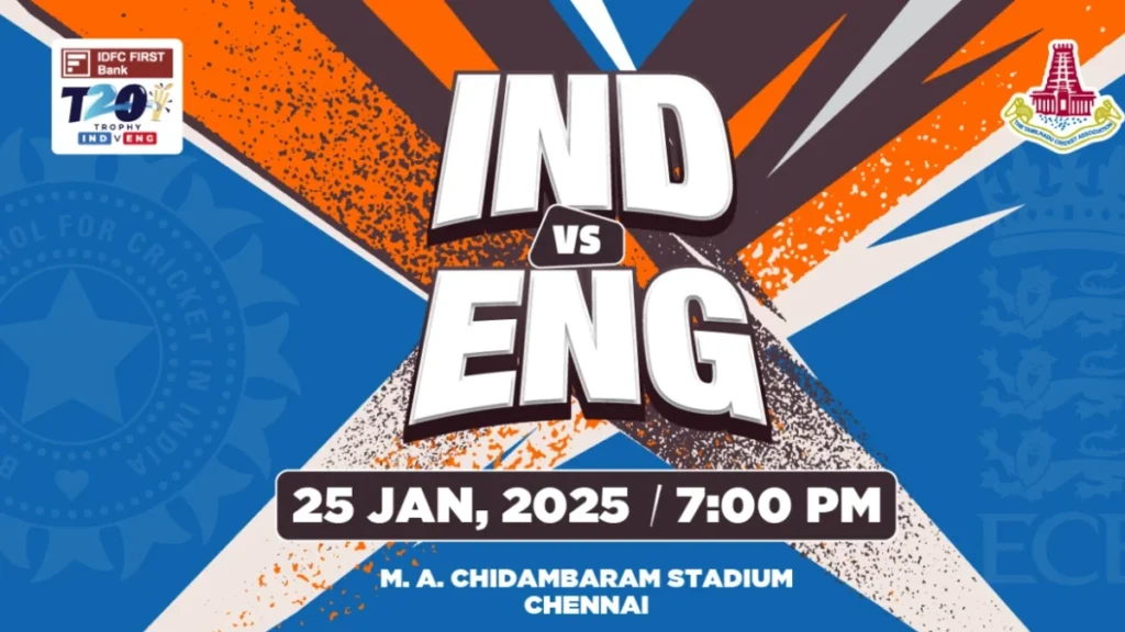 India vs England T20I Tickets IND vs ENG IDFC FIRST Bank Series 2nd T20I