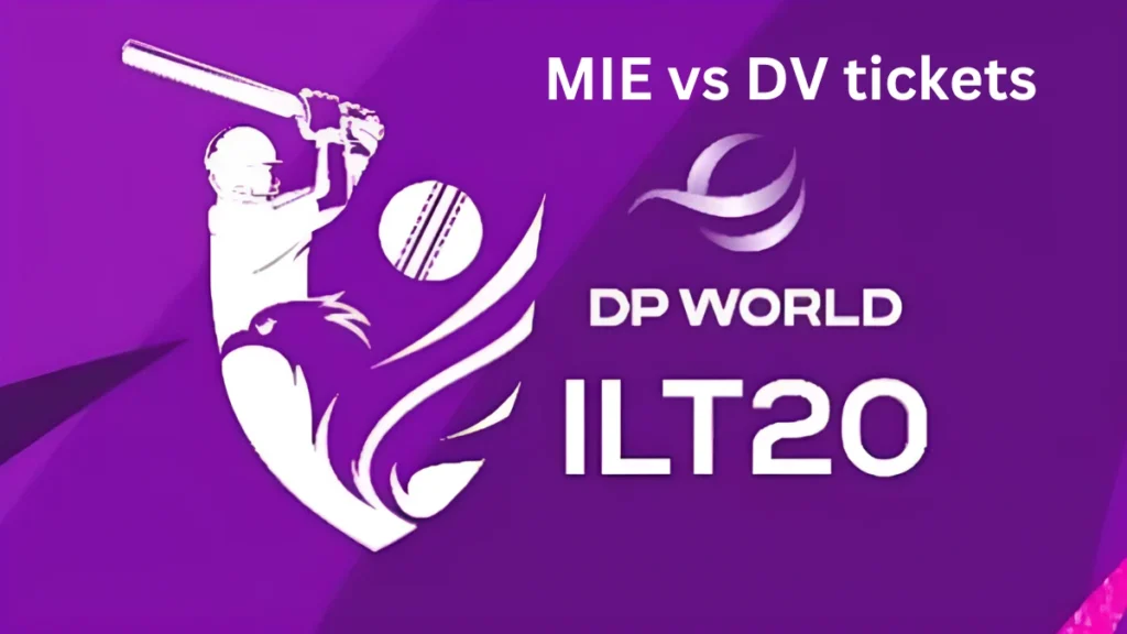 MIE vs DV tickets MI Emirates vs Desert Vipers ILT20 2025