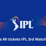 CSK vs MI tickets IPL 3rd Match 2025