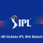 GT vs MI tickets IPL 9th Match 2025